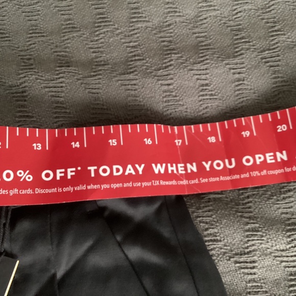 Banana Republic Elegant Black Satin Trousers NWT size 12 - Picture 7 of 8